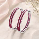 Load image into Gallery viewer, Crimson Serti Bangles
