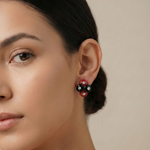 Load image into Gallery viewer, Midnight Rouge Earrings