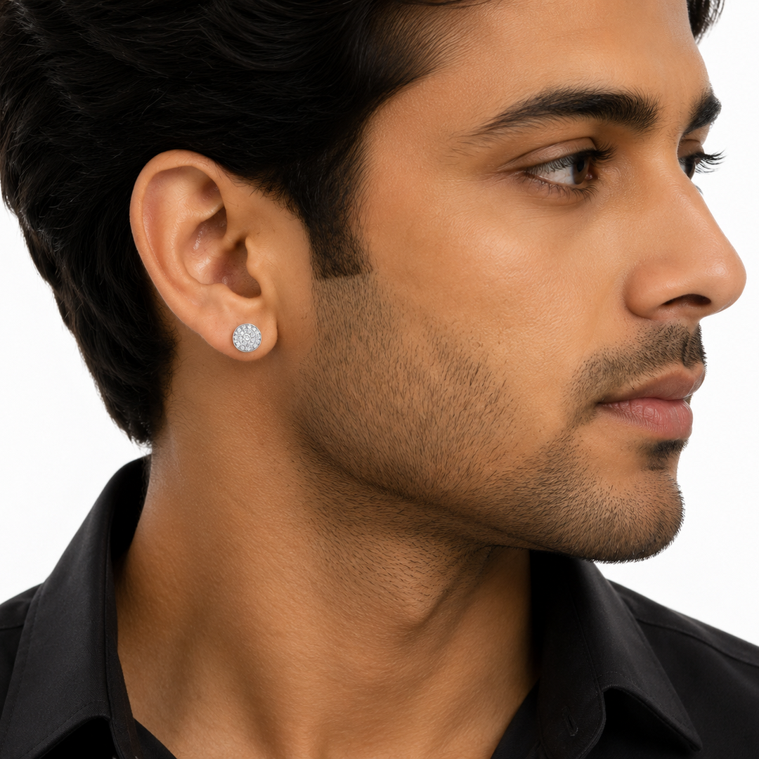 Stellar Pavé Glow Studs