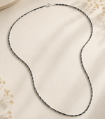 Load image into Gallery viewer, Black Rhodium Rope Chain
