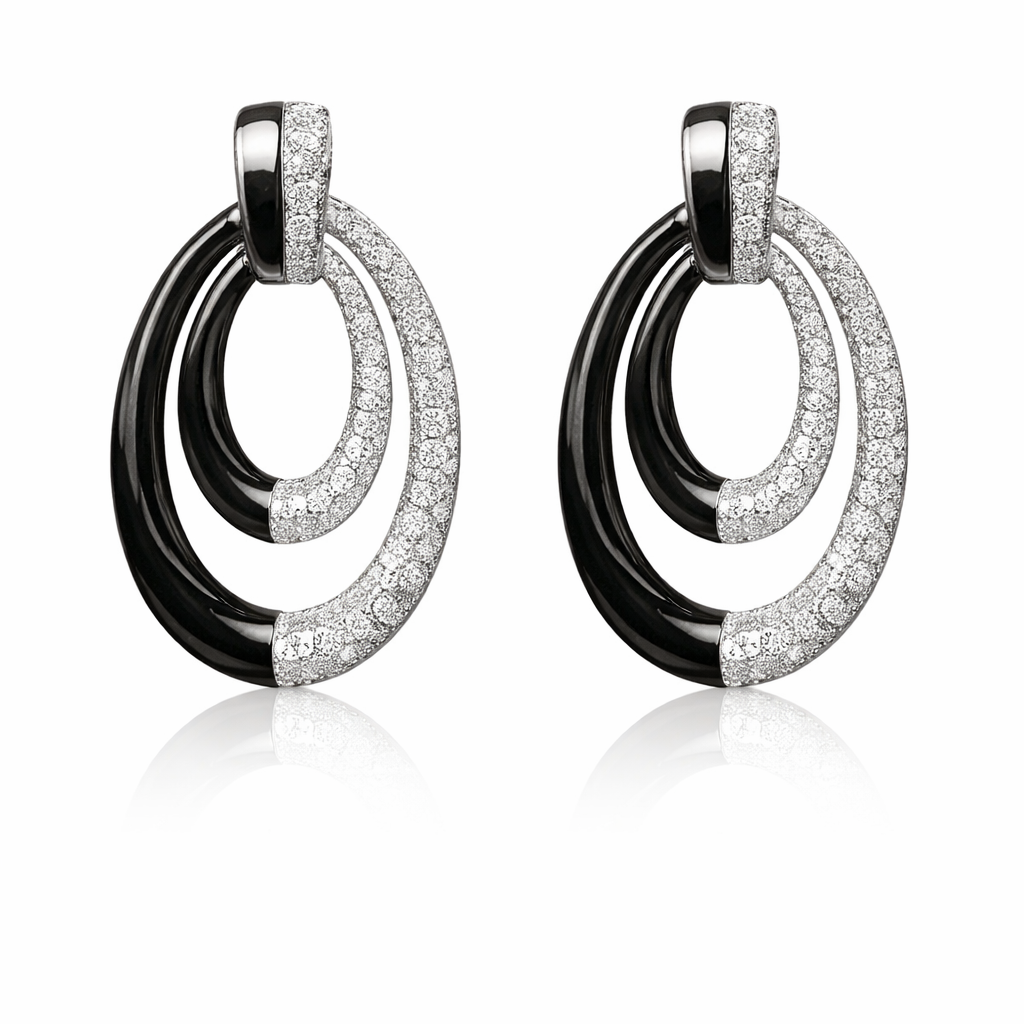 Nocturne orbit earrings