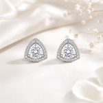 Load image into Gallery viewer, Trinity Spark Halo Studs
