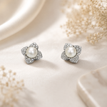 Load image into Gallery viewer, Pearl Blossom Radiance Studs
