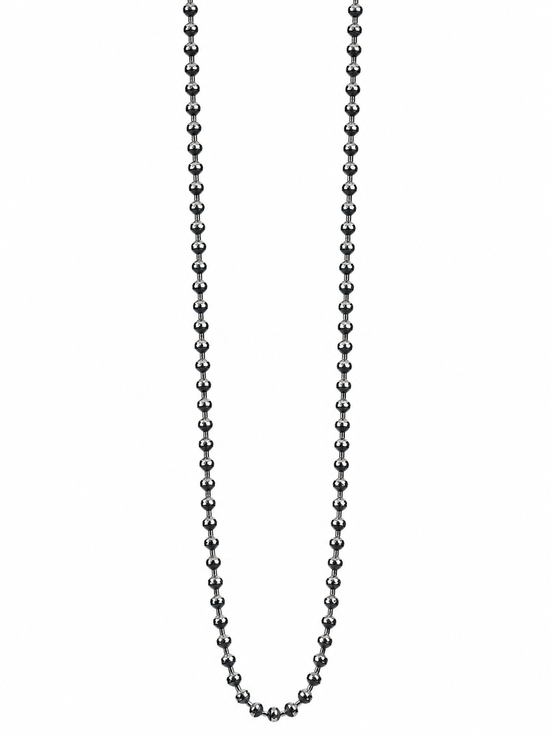 Black Rhodium Ball Chain