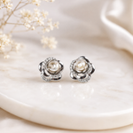 Load image into Gallery viewer, Mop Rose Halo Stud
