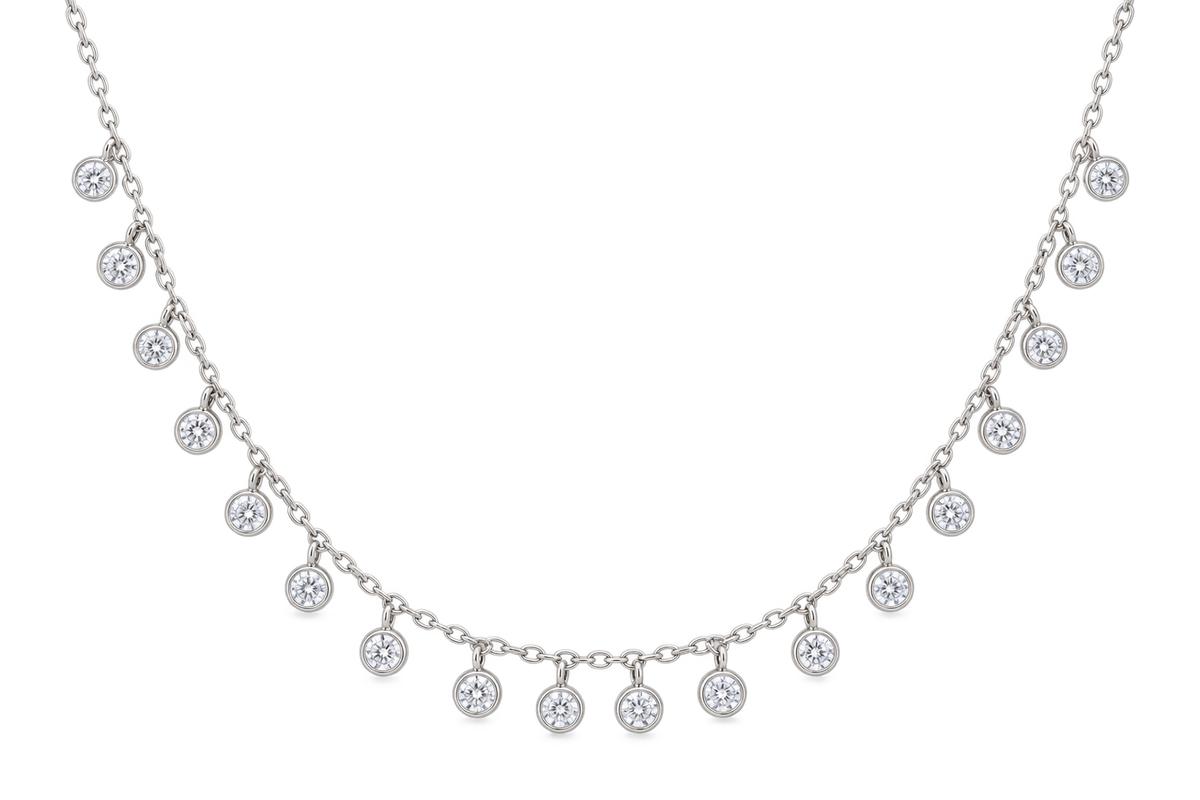 Small solitaire drop chain