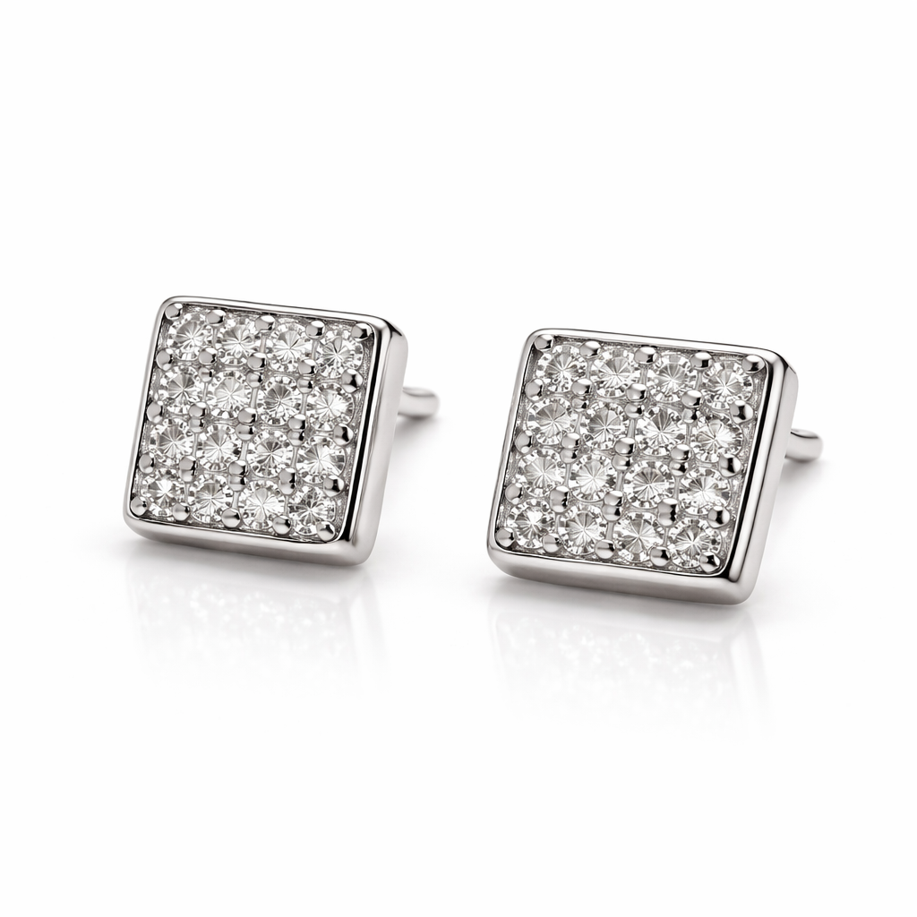 Radiant grid luxe studs
