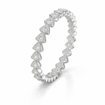 Load image into Gallery viewer, Celestial Chevron Eternity Ring
