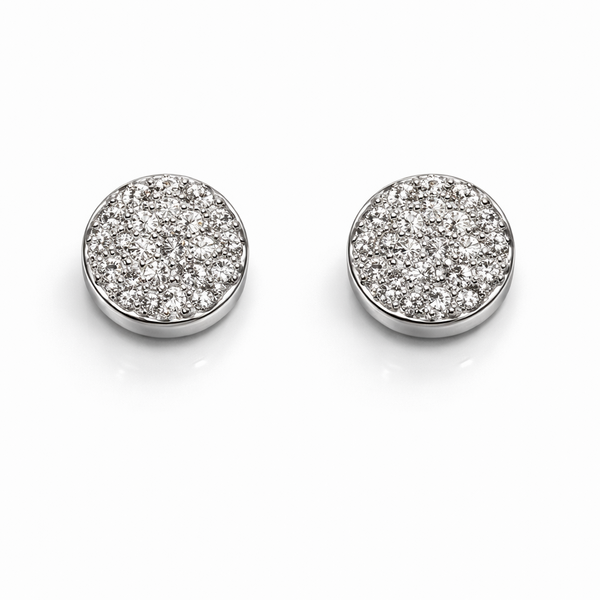 Hexagonal sunglasses with gold frame and dark lenses on a white background