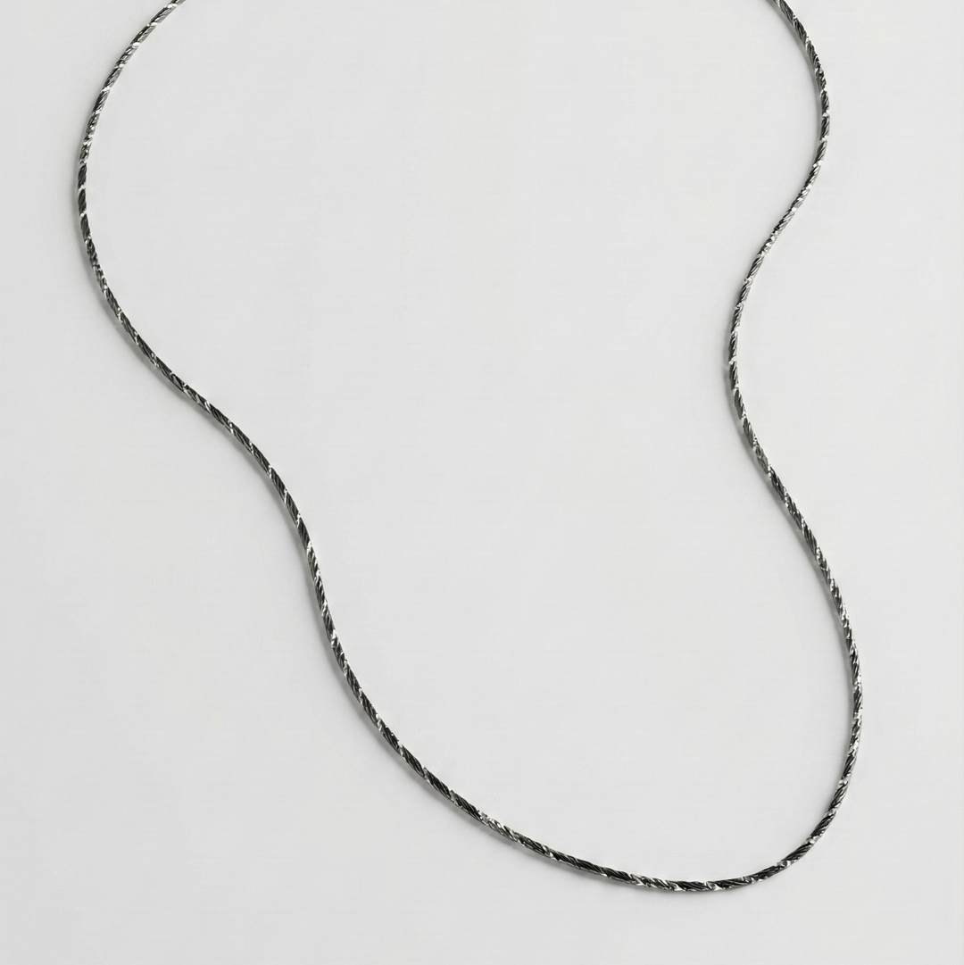 Black Rhodium Rope Chain