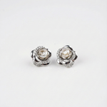 Load image into Gallery viewer, Mop Rose Halo Stud
