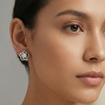Load image into Gallery viewer, Mop Rose Halo Stud
