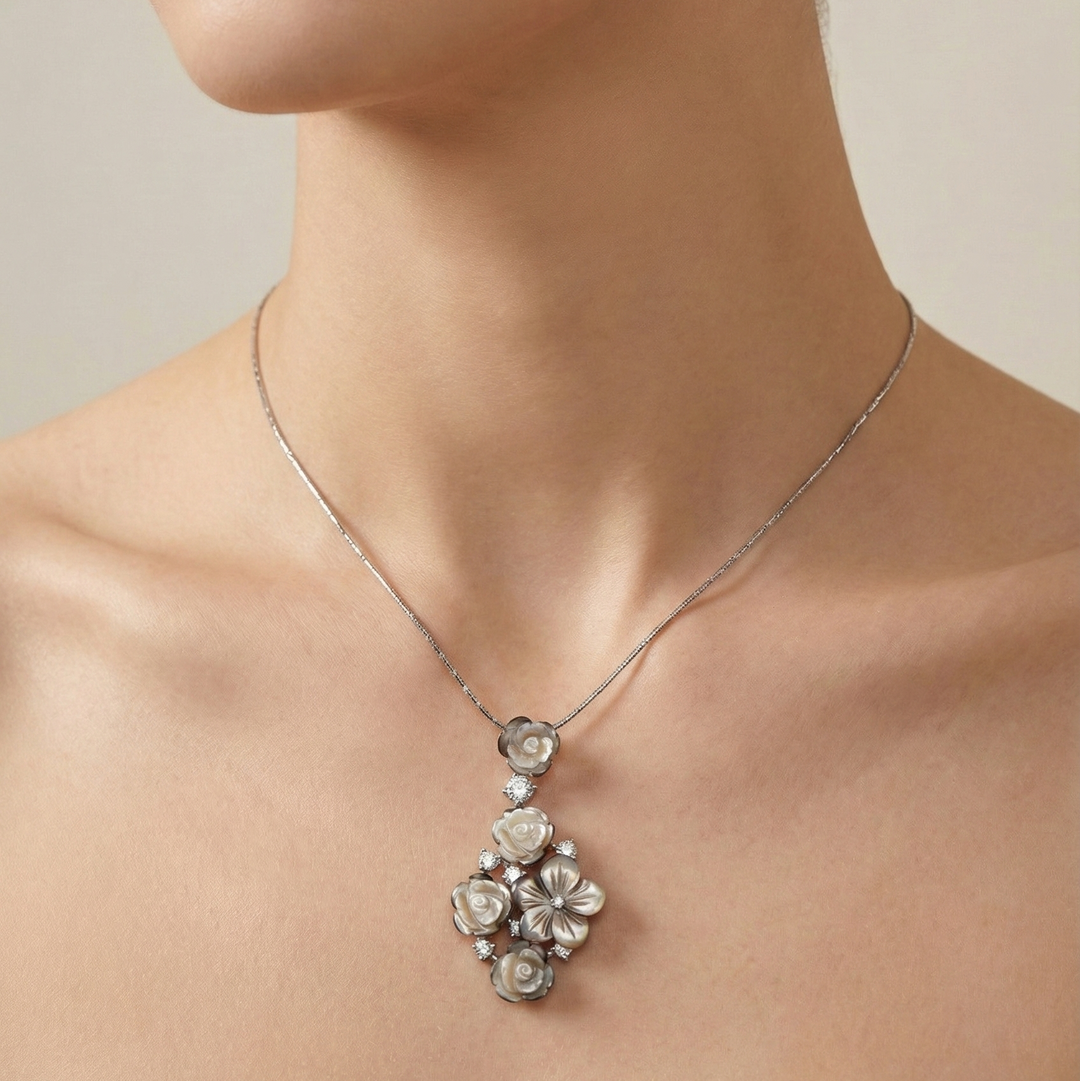 Moonblush Bloom Pendant